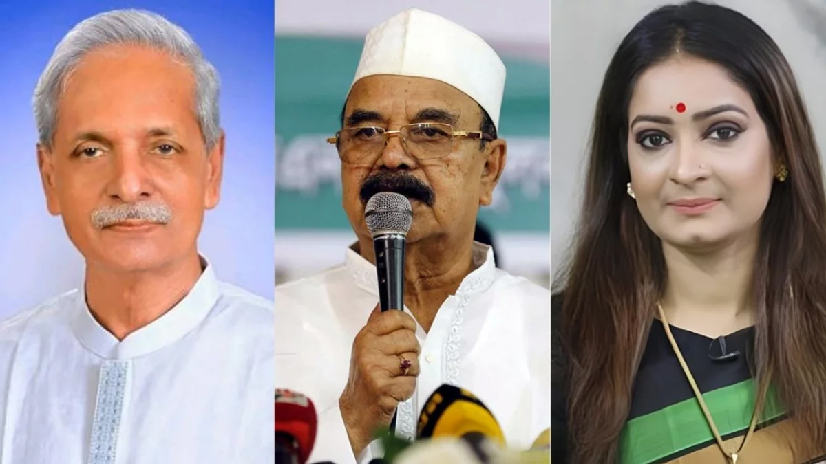 নিতাই রায় চৌধুরী, গয়েশ্বর চন্দ্র রায়, নিপুণ রায় চৌধুরী। ছবি : সংগৃহীত