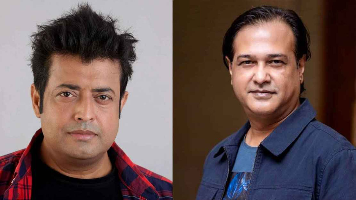 অভিনেতা ওমর সানী ও কণ্ঠশিল্পী আসিফ আকবর। ছবি- সংগৃহীত