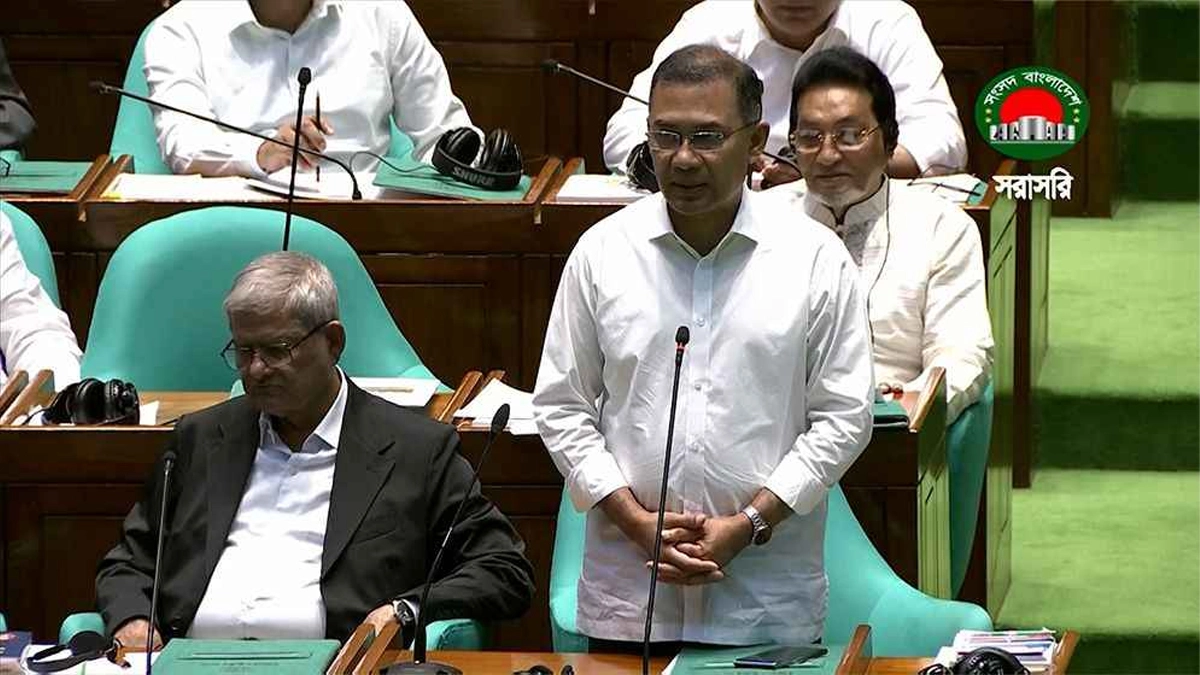 সংসদ অধিবেশনে প্রধানমন্ত্রী তারেক রহমান। ছবি : সংগৃহীত