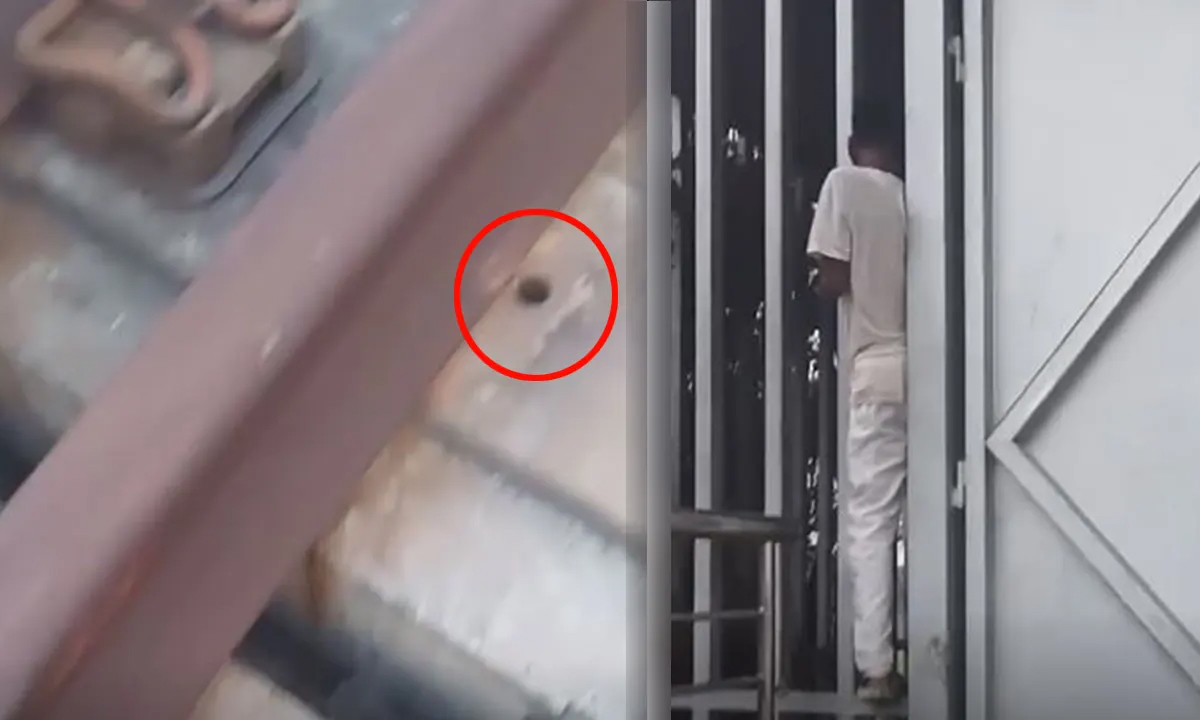পদ্মা রেল সেতুর যন্ত্রাংশ চুরি। ছবি : সংগৃহীত