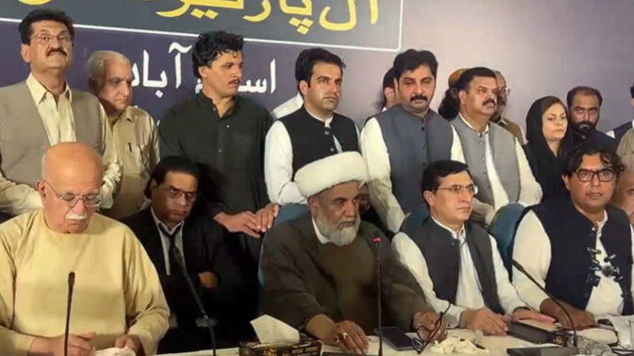 বিরোধী জোটের সাংবাদিক সম্মেলন। ছবি- সংগৃহীত