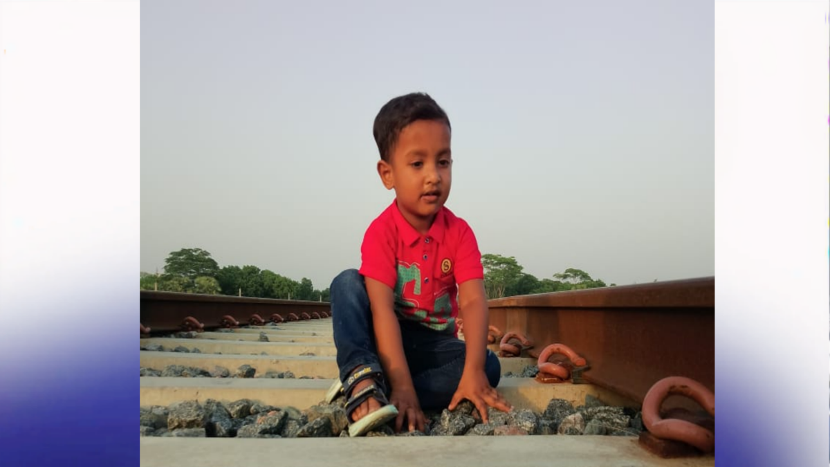 পানিতে ডুবে মারা যাওয়া শিশু তাহের।  ছবি- রূপালী বাংলাদেশ
