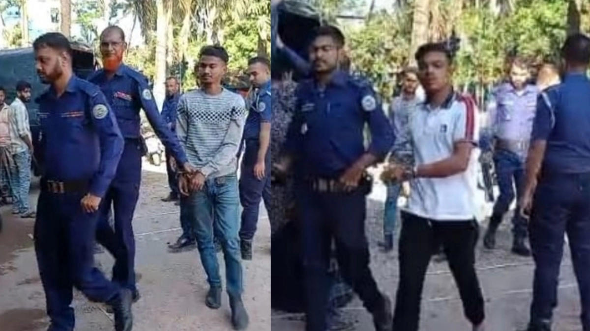 আটককৃতরা।  ছবি- সংগৃহীত