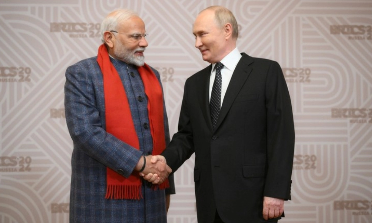 ভ্লাদিমির পুতিন ও নরেন্দ্র মোদি। ছবি- সংগৃহীত