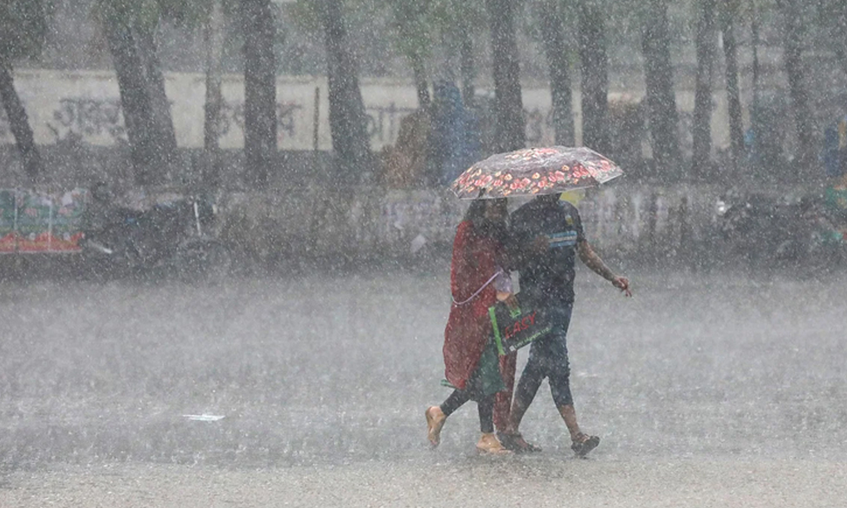 বৃষ্টি হচ্ছে। ছবি- সংগৃহীত