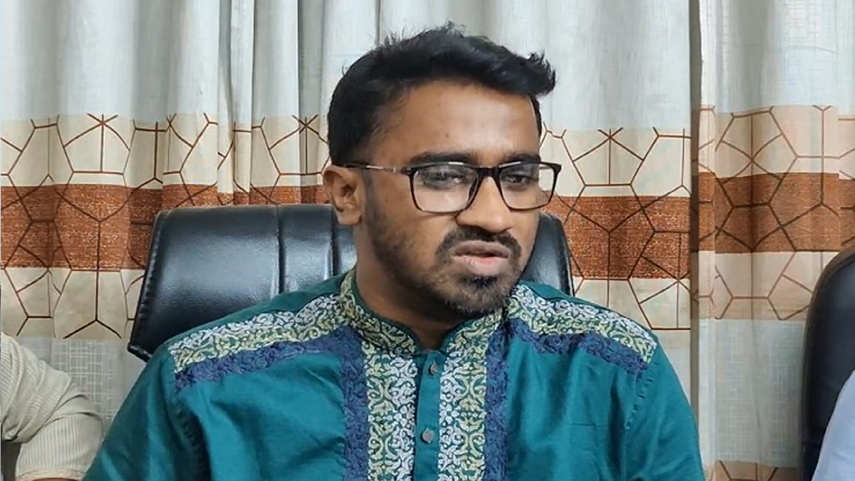 গণঅধিকার পরিষদের সাধারণ সম্পাদক মোহাম্মদ রাশেদ খান। ছবি- সংগৃহীত