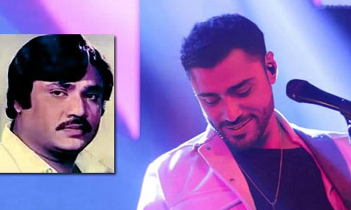 নায়ক জসীম ও সদ্য প্রয়াত ব্যান্ড শিল্পী এ কে রাতুল।  ছবি- সংগৃহীত