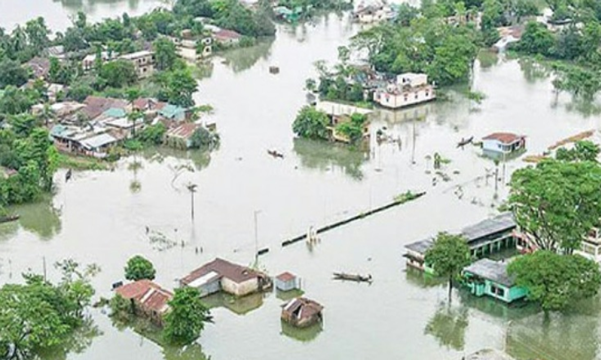 ১২ জেলায় বন্যার পূর্বাভাস। ছবি- সংগৃহীত