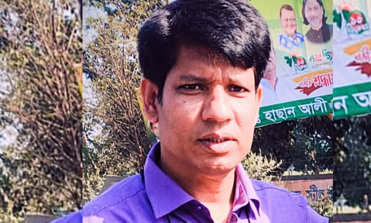 গাজীপুর জেলা আওয়ামী স্বেচ্ছাসেবক লীগের সাবেক সাধারণ সম্পাদক নাসির উদ্দিন মৃধা জর্জ। ছবি- সংগৃহীত