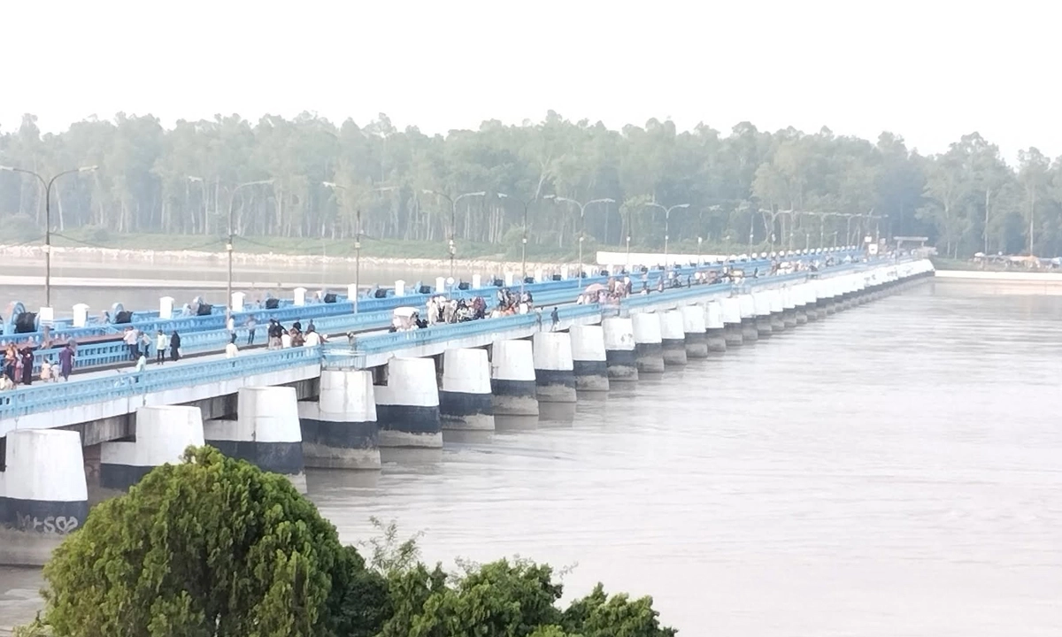 তিস্তা ব্যারাজ। ছবি- রূপালী বাংলাদেশ
