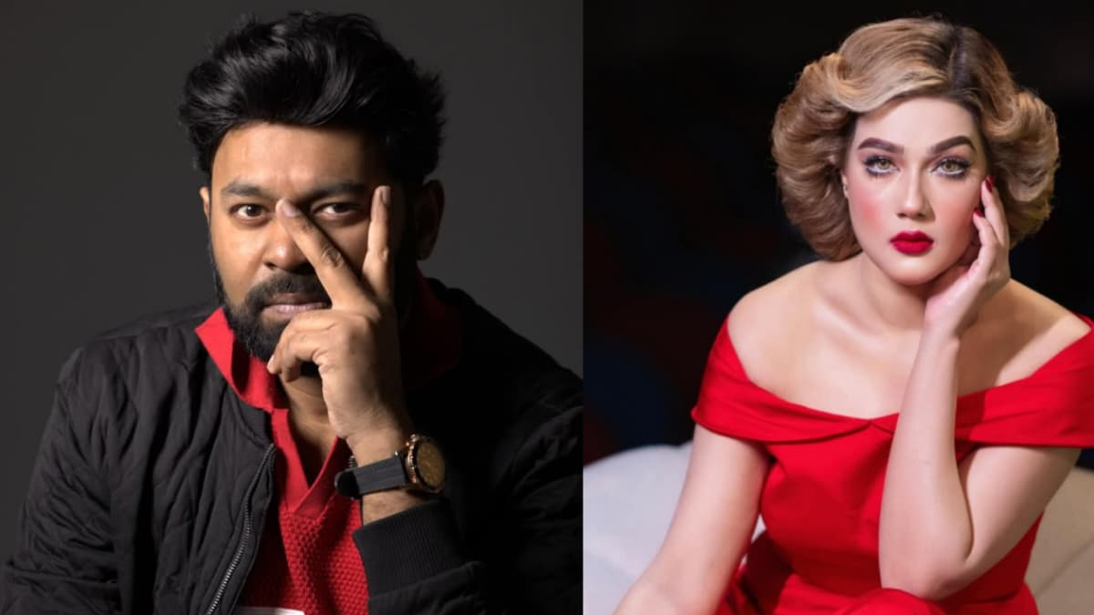 নায়ক মারুফ ও চিত্রনায়িকা মাহিয়া মাহি। ছবি- রূপালী বাংলাদেশ