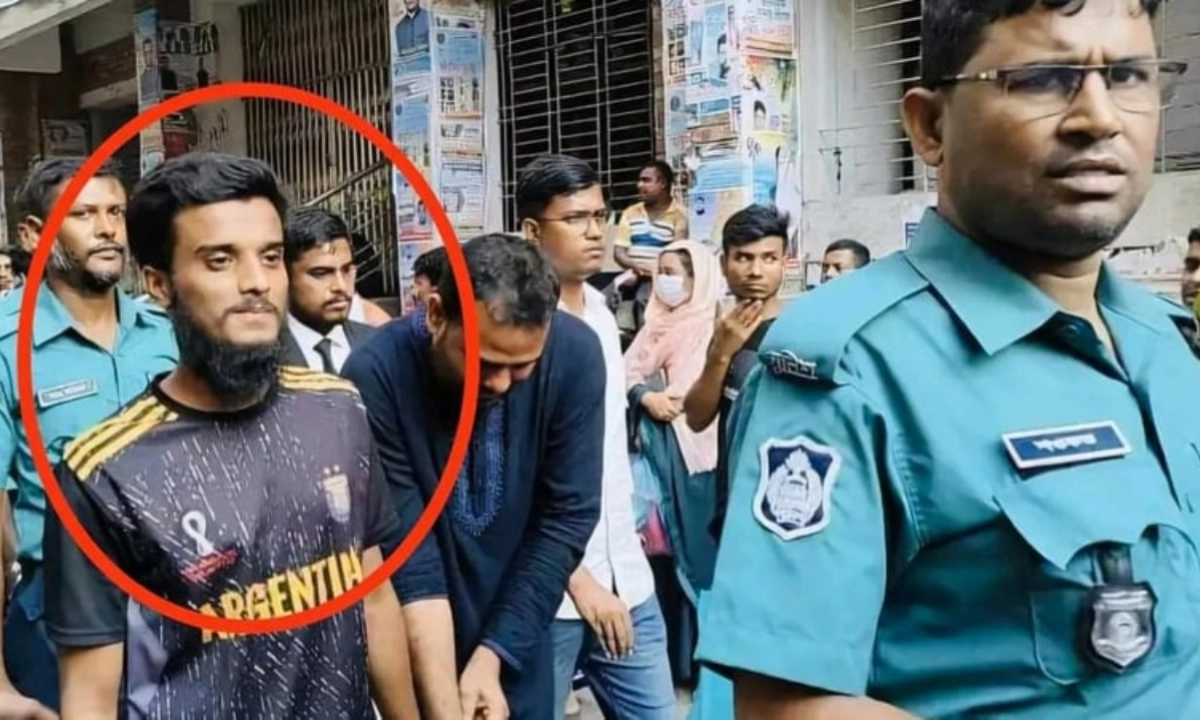 এনসিপির ফেসবুক পেজে পোস্ট করা  লাল বৃত্ত চিহ্নিত আব্দুল কাদের। ছবি- সংগৃহীত