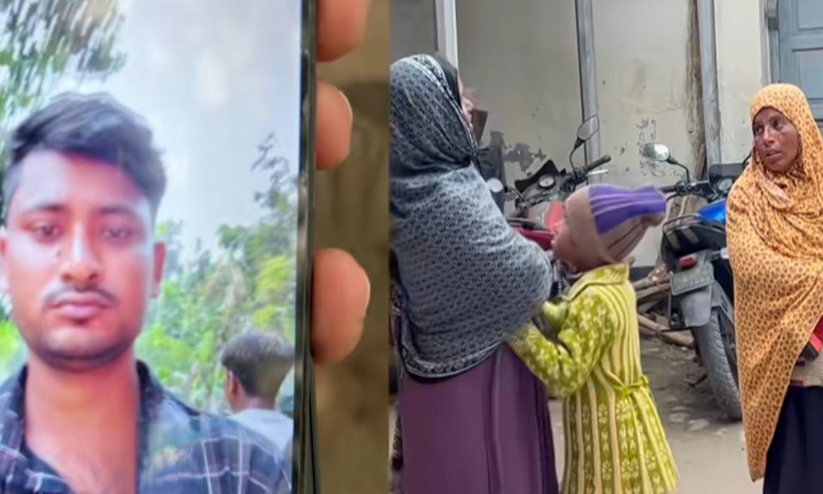 নিহত সোহেল রানা (৩৫) ও তার স্বজনরা।  ছবি : সংগৃহীত
