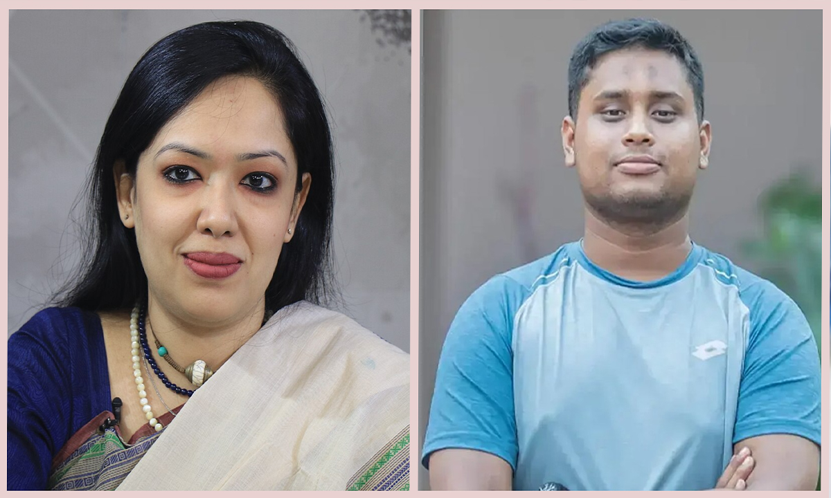 রুমিন ফারহানা ও হাসনাত আবদুল্লাহ। ছবি- সংগৃহীত