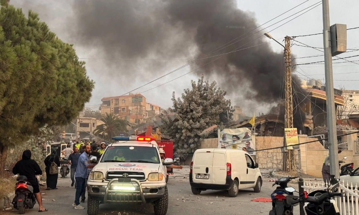 লেবাননে হামলা।  ছবি - সংগৃহীত