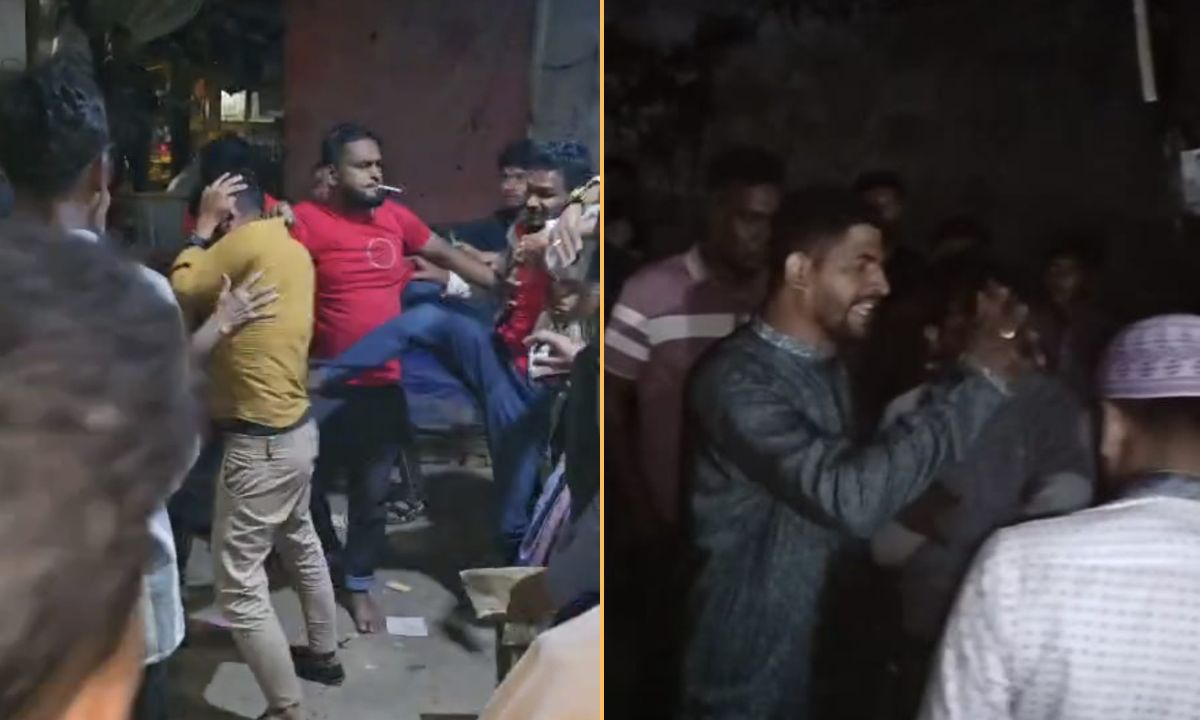 পটুয়াখালীতে আসামি গ্রেপ্তারকে কেন্দ্র করে সংঘর্ষ। ছবি : রূপালী বাংলাদেশ
