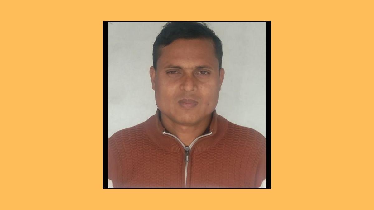 ইউপি সদস্য মো. হাসানুর রহমান। ছবি- রূপালী বাংলাদেশ