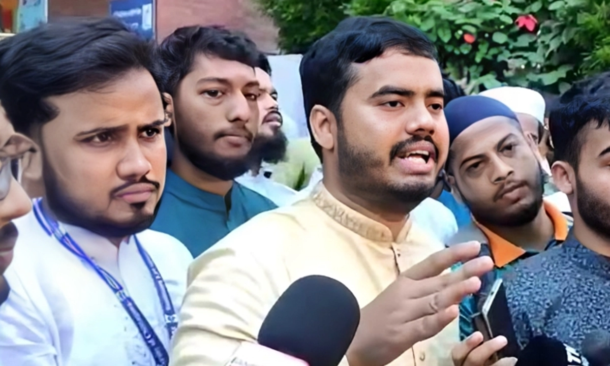 ছাত্রশিবির সমর্থিত ‘সম্প্রীতির শিক্ষার্থী জোট’ প্যানেলের ভিপি পদপ্রার্থী ইব্রাহিম হোসেন রনি। ছবি - সংগৃহীত