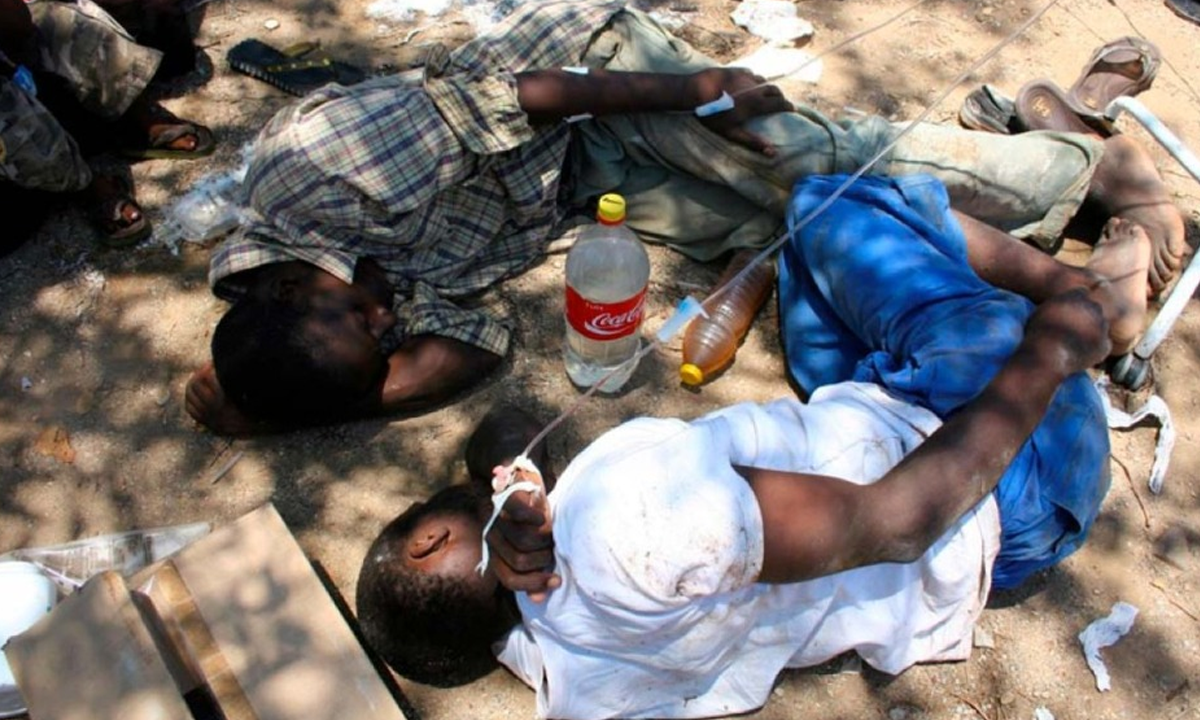 আফ্রিকায় কলেরা। ছবি- সংগৃহীত