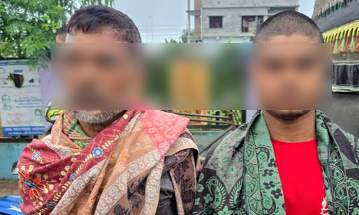 আটককৃতরা। ছবি-রূপালী বাংলাদেশ