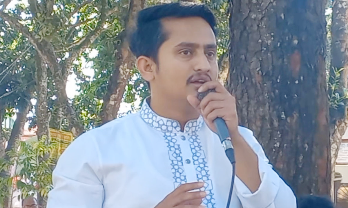 সারজিস আলম, জাতীয় নাগরিক পার্টির (এনসিপি) উত্তরাঞ্চলের মুখ্য সংগঠক। ছবি- সংগৃহীত