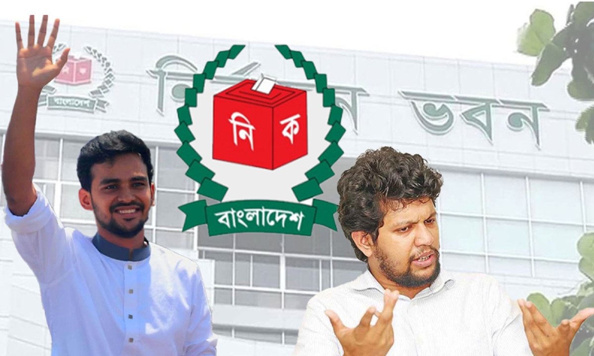 আসিফ মাহমুদ সজীব ভুঁইয়া ও  মাহফুজ আলম। ছবি - সংগৃহীত