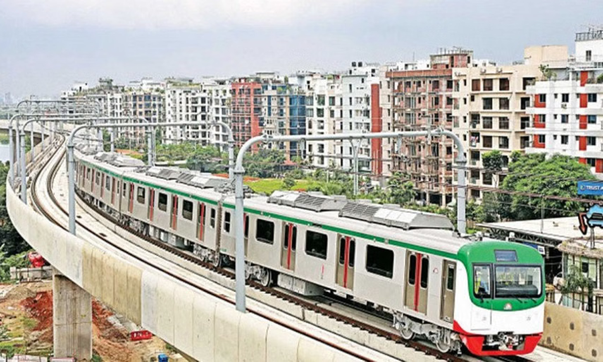 মেট্রোরেল। ছবি- সংগৃহীত