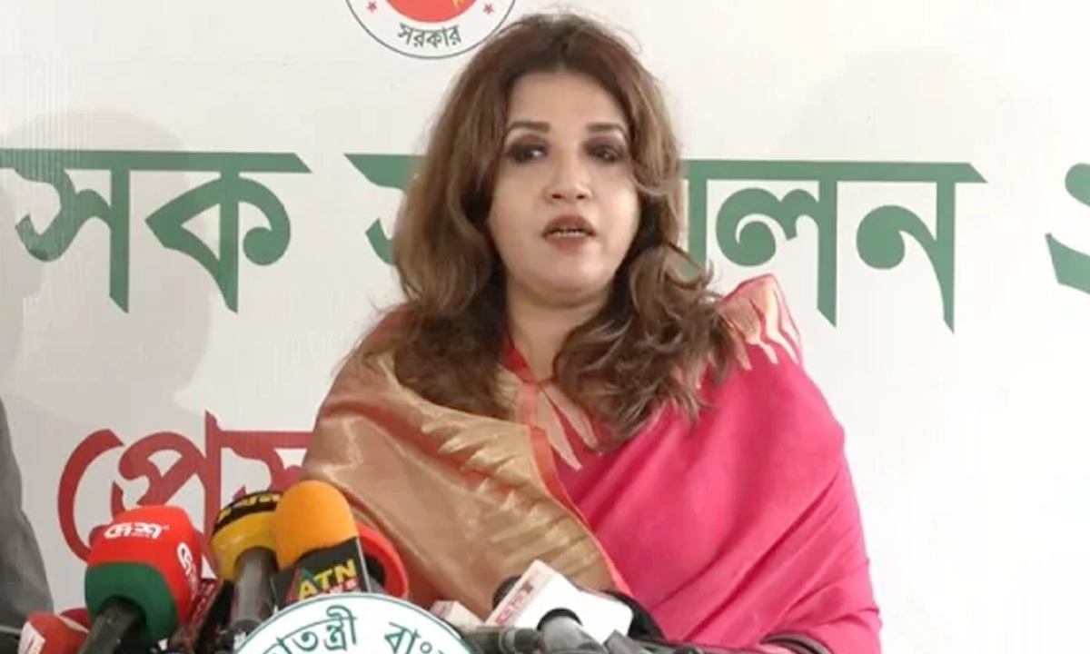 পররাষ্ট্র প্রতিমন্ত্রী শামা ওবায়েদ ইসলাম । ছবি : সংগৃহীত