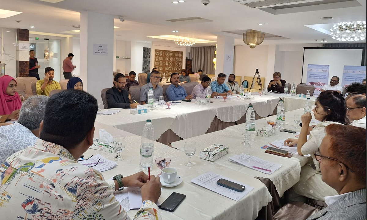 রাজধানীর এক অভিজাত রেস্টুরেন্টে এ বৈঠকের আয়োজন করা হয়। ছবি- রূপালী বাংলাদেশ