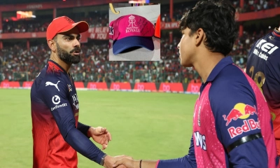 ম্যাচ শেষে বিরাট কোহলির অটোগ্রাফ নিলেন বৈভব