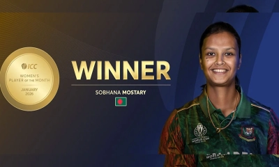 আইসিসির মাসসেরা বাংলাদেশের সোবহানা মোস্তারি