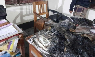মাগুরায় গ্রামীণ ব্যাংক শাখা কার্যালয়ে অগ্নিকাণ্ড