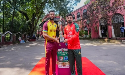 সাগরিকায় টস জিতে ব্যাটিংয়ে উইন্ডিজ
