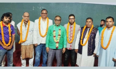 রুয়েট প্রাক্তন ছাত্রদল অ্যাসোসিয়েশনের সভাপতি তুষার ও সম্পাদক আহসান হাবীব