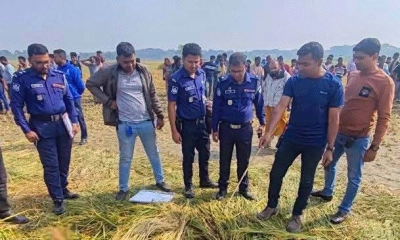 ধানখেতে মিলল মরদেহ— মুখ পোড়া, গলা কাটা 