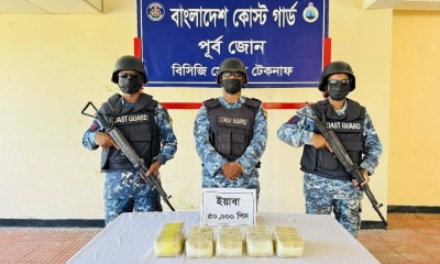 টেকনাফে আড়াই কোটি টাকার ইয়াবা জব্দ