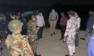 গভীর রাতে অবৈধ মাটি কাটা রোধে যৌথ অভিযান
