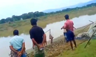 জকিগঞ্জ সীমান্তে অনুপ্রবেশ, স্থানীয়দের প্রতিরোধে পিছু হটল বিএসএফ