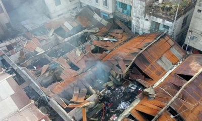 নারায়ণগঞ্জে আগুনে পুড়ল হোসিয়ারি মার্কেট, ৩ কোটি টাকার ক্ষতি 