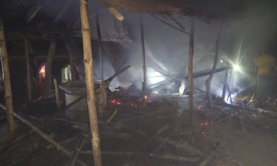 আগুনে পুড়ল গোয়ালঘর, পুড়ল তিনটি গরুও