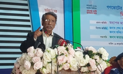ইনসাফ প্রতিষ্ঠায় গণভোটে ‘হ‍্যাঁ’ বলতে হবে : আলী রীয়াজ