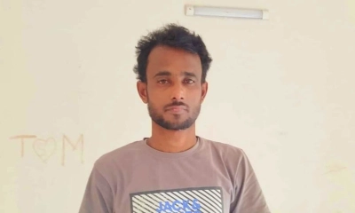 অভিযুক্ত ও আটক যুবক। ছবি- সংগৃহীত