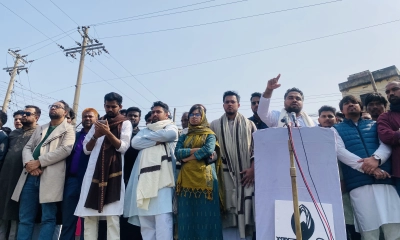 এনসিপির পথসভায় নাহিদ ইসলাম ও সজীব ভূঁইয়া