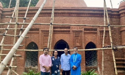 পাঁচশ বছরের পুরোনো মুঘল মসজিদের সংস্কার শুরু