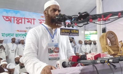মাওলানা মামুনুল হক। ছবি- রূপালী বাংলাদেশ