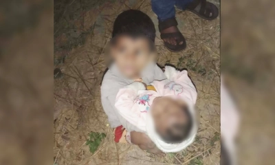 অসুস্থ ২ শিশুকে রাস্তায় ফেলে গেল স্বজন