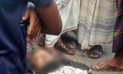 রাস্তার পাশে পড়ে ছিল মোটরসাইকেল চালকের মরদেহ