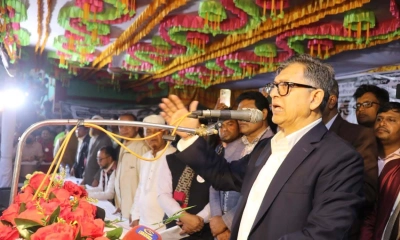 ধানের শীষ মানেই উন্নয়ন— পথসভায় সালাহউদ্দিন আহমদ