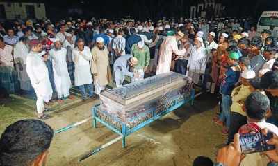 পারিবারিক কবরস্থানে লিমনের দাফন সম্পন্ন