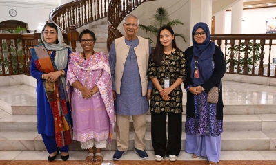 রোকেয়া পদকজয়ীদের প্রধান উপদেষ্টার সংবর্ধনা
